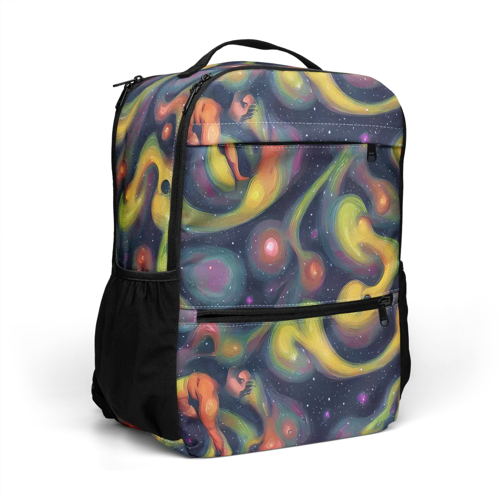 Aurora Ribbons on Utility Backpack — Right Front