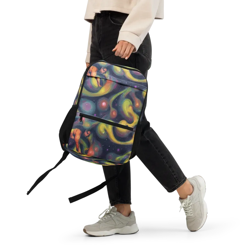 Aurora Ribbons on Utility Backpack — Front
