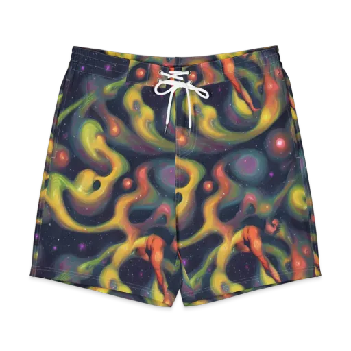 Aurora Ribbons on a Men's Board Shorts