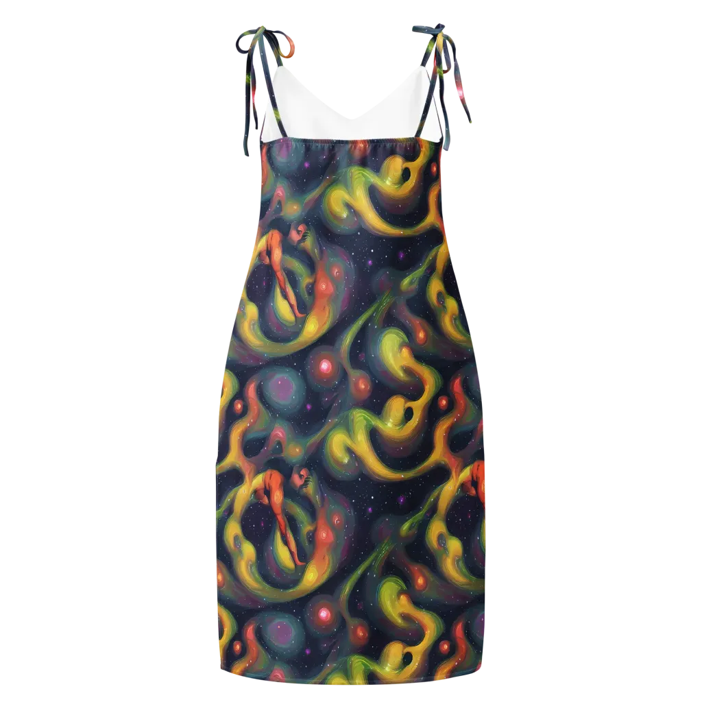 Aurora Ribbons on Slip Dress — Back