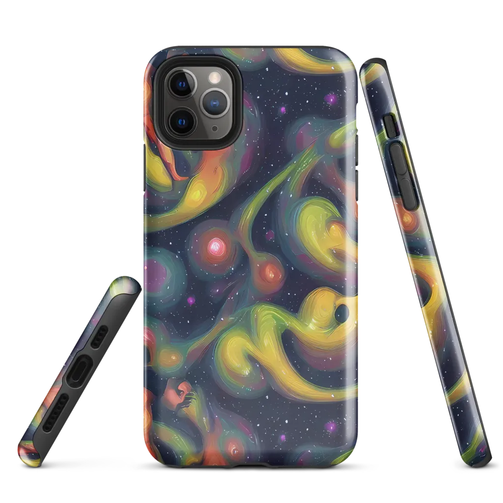 Aurora Ribbons on Tough Case for iPhone® — Front