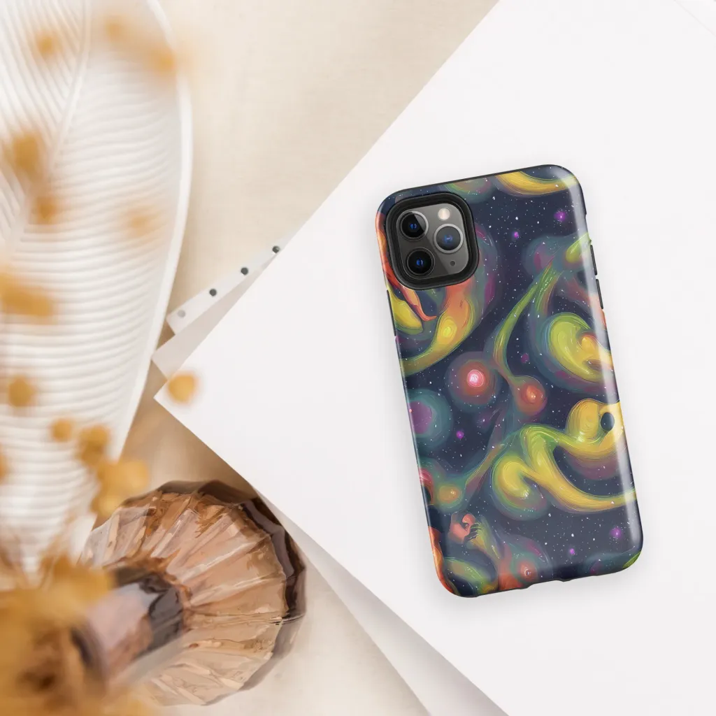 Aurora Ribbons on Tough Case for iPhone® — Front