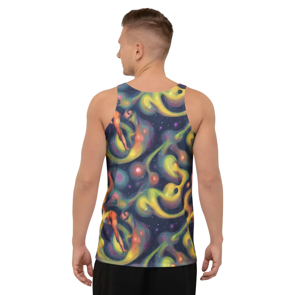 Aurora Ribbons on Men's Tank Top — Back
