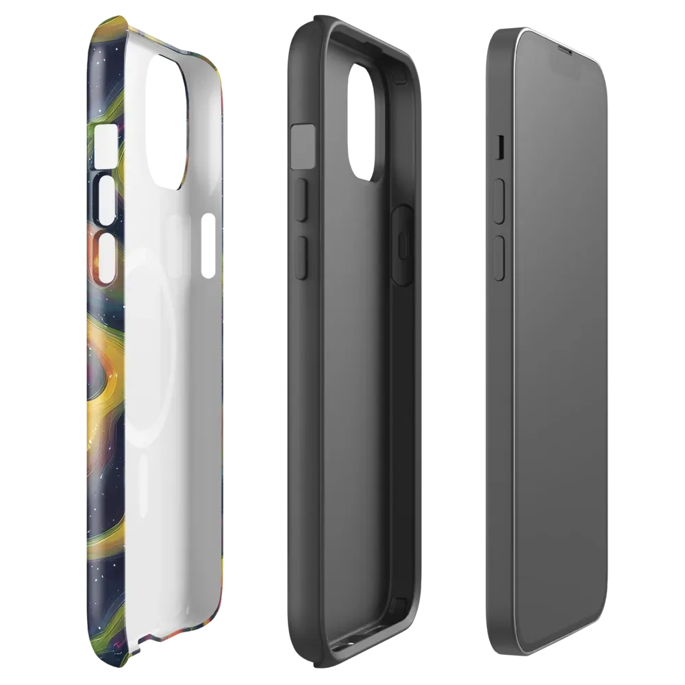 Aurora Ribbons on MagSafe Tough Case for iPhone® — Front