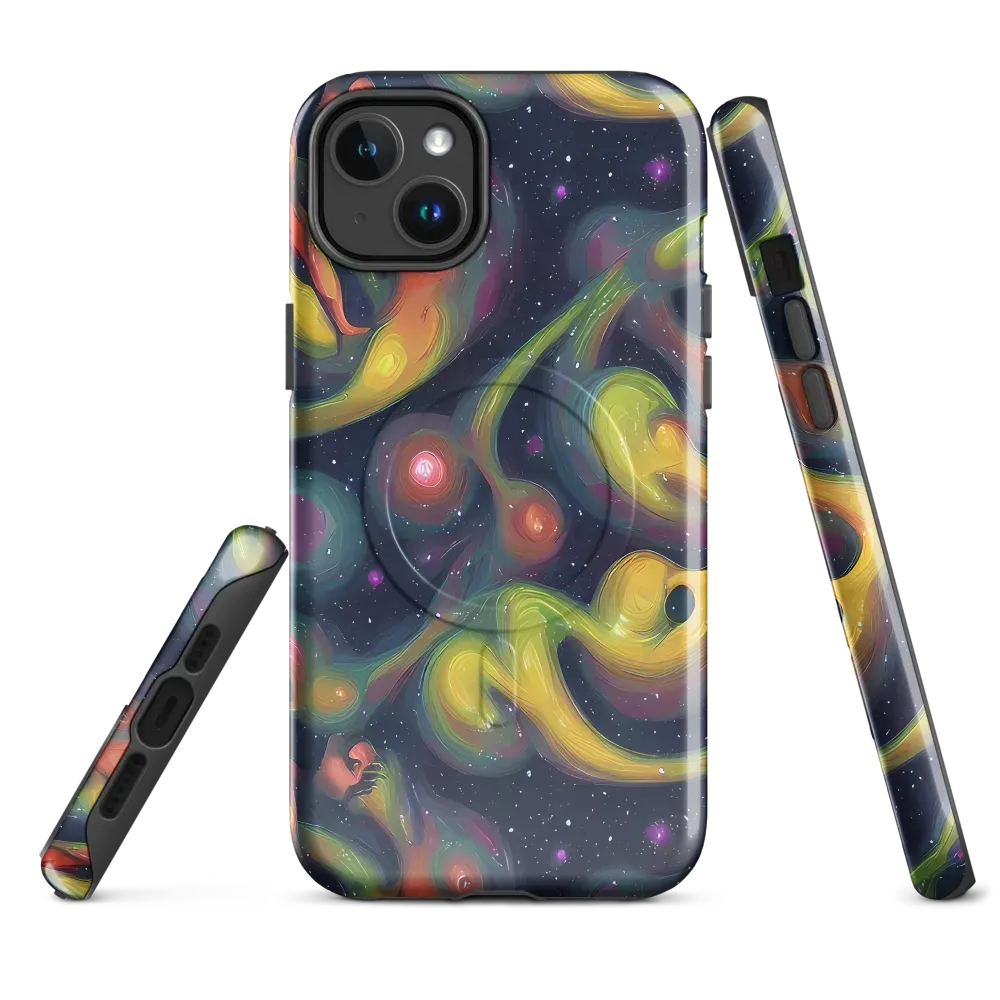 Aurora Ribbons on MagSafe Tough Case for iPhone® — Front