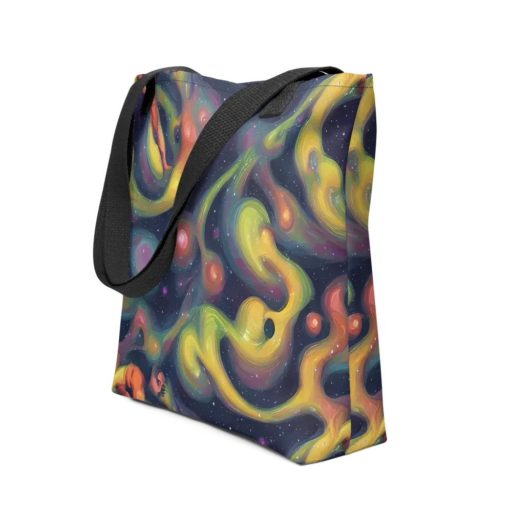 Aurora Ribbons on Tote Bag — Front