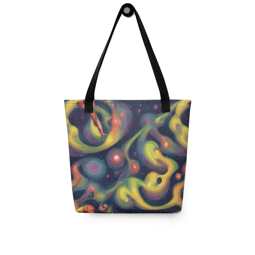 Aurora Ribbons on Tote Bag — Front