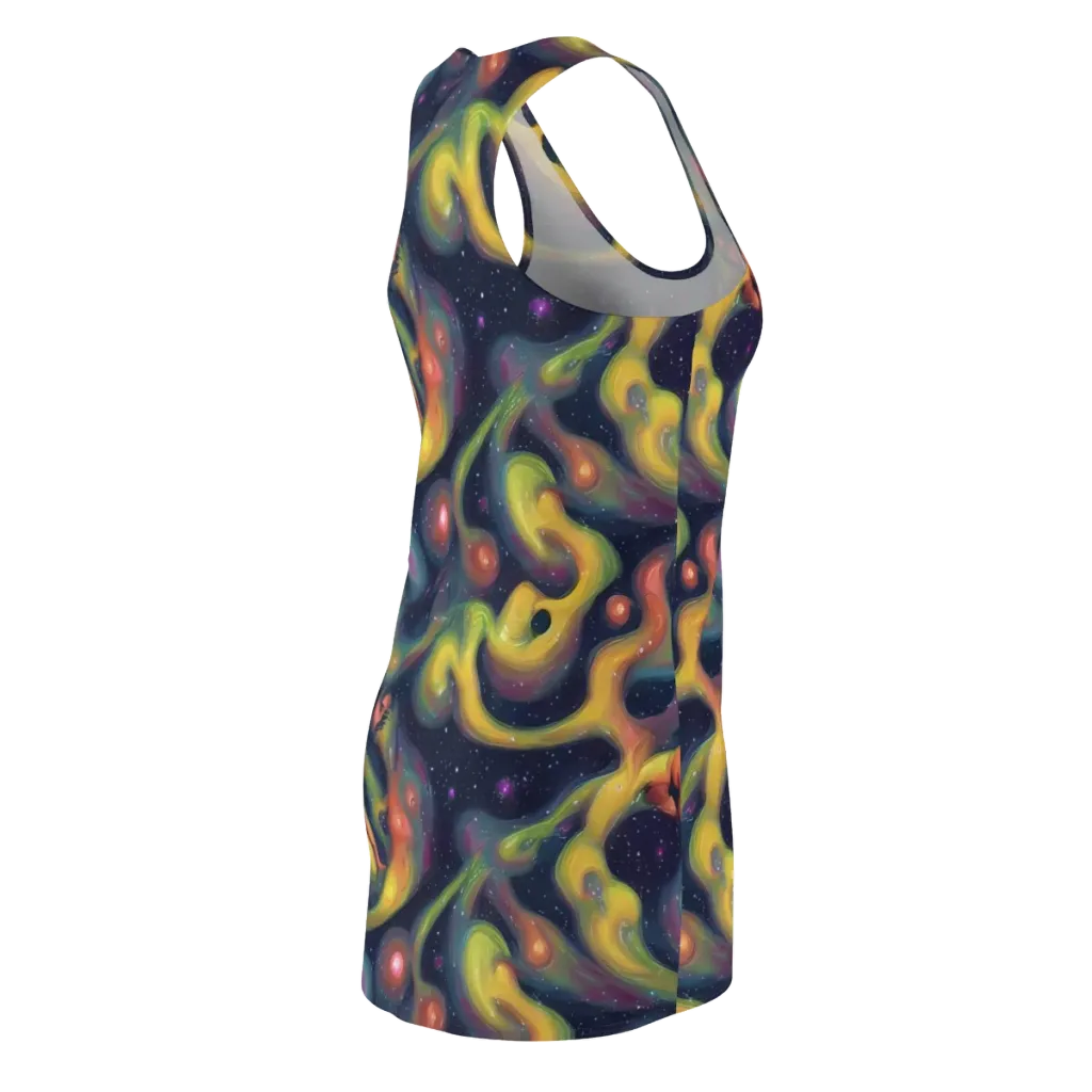 Aurora Ribbons on Racerback Dress — Back Side