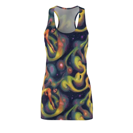 Aurora Ribbons on a Racerback Dress