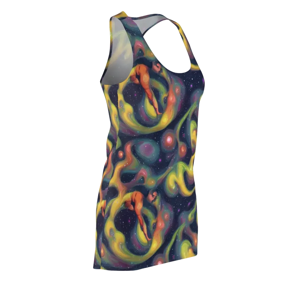 Aurora Ribbons on Racerback Dress — Front Side