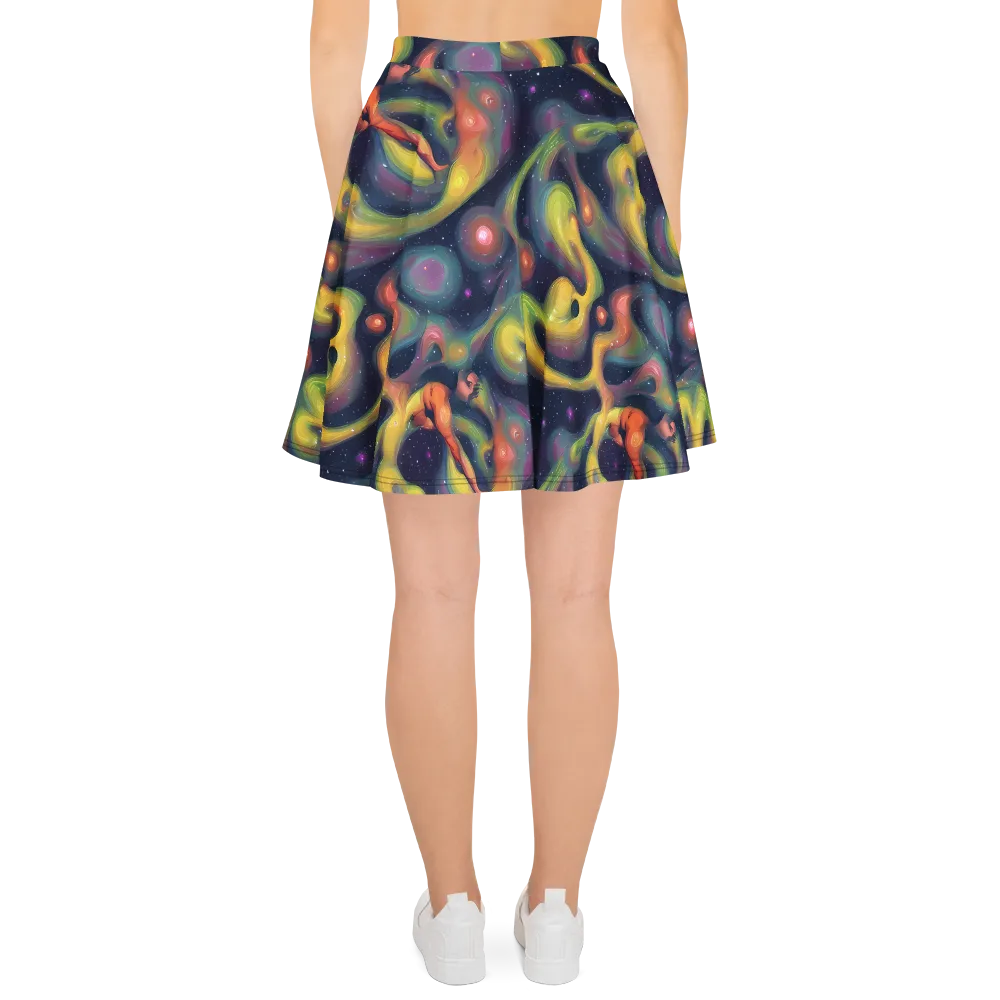 Aurora Ribbons on Skater Skirt — Back