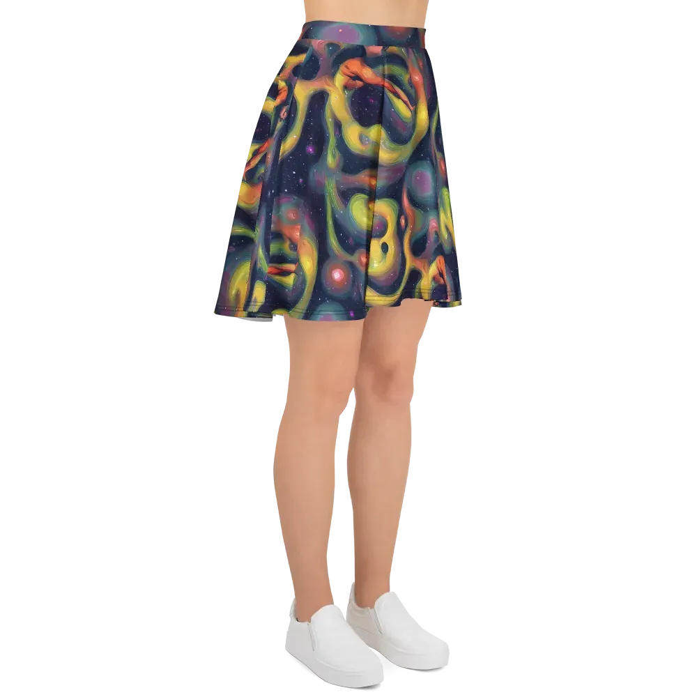 Aurora Ribbons on Skater Skirt — Right