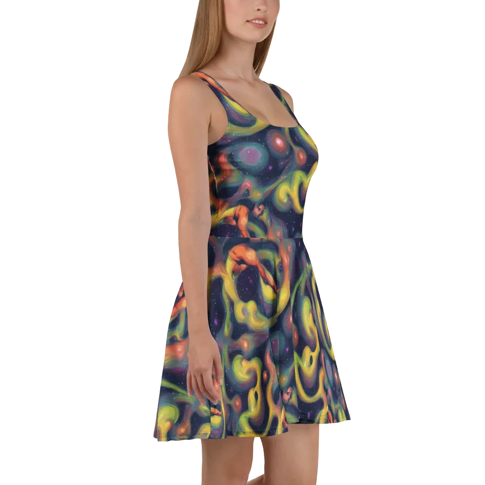 Aurora Ribbons on Skater Dress — Right