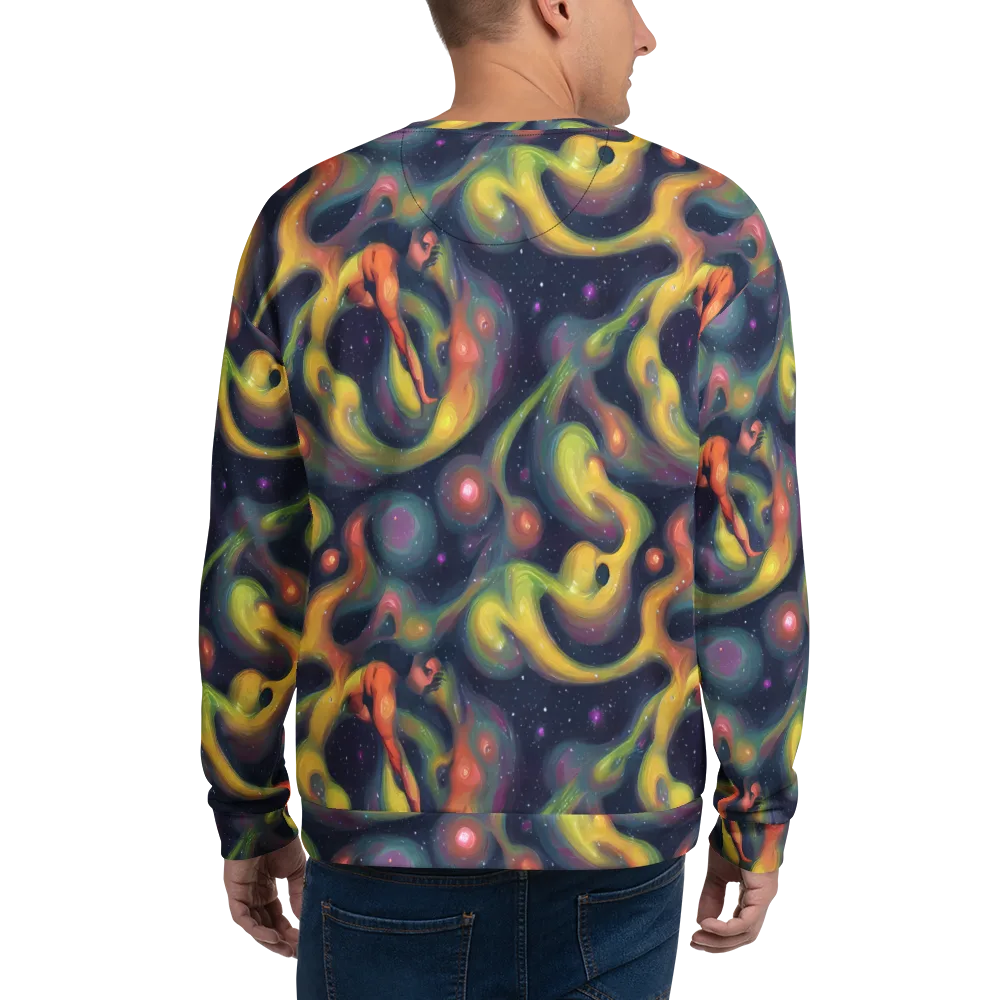 Aurora Ribbons on Sweatshirt — Back