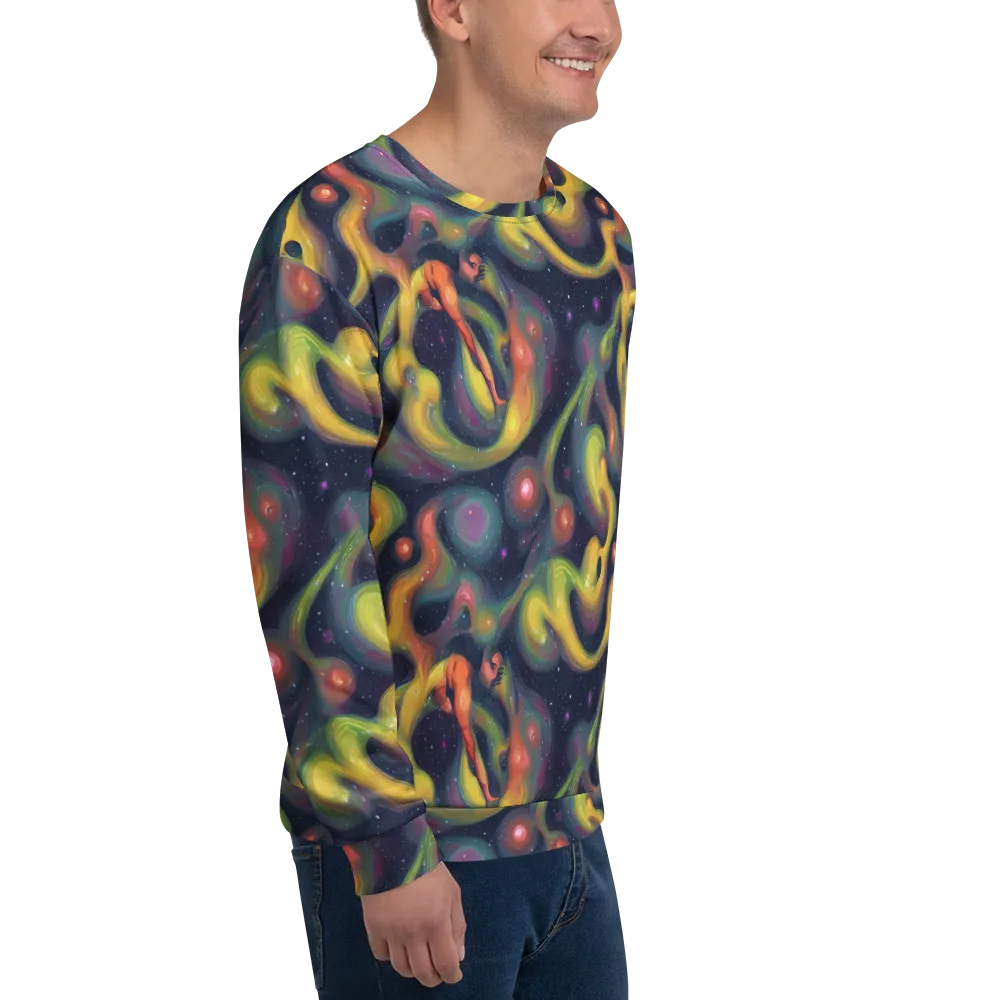 Aurora Ribbons on Sweatshirt — Right Front