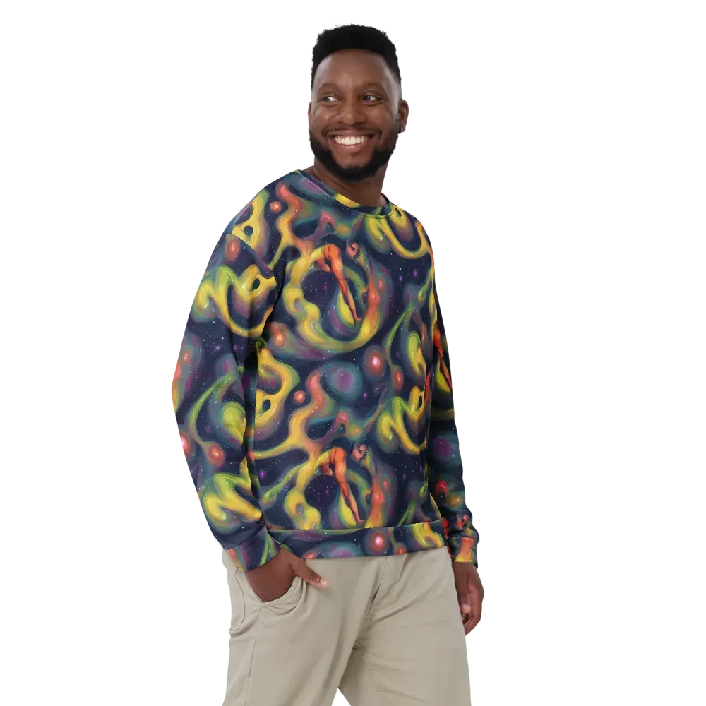 Aurora Ribbons on Sweatshirt — Front