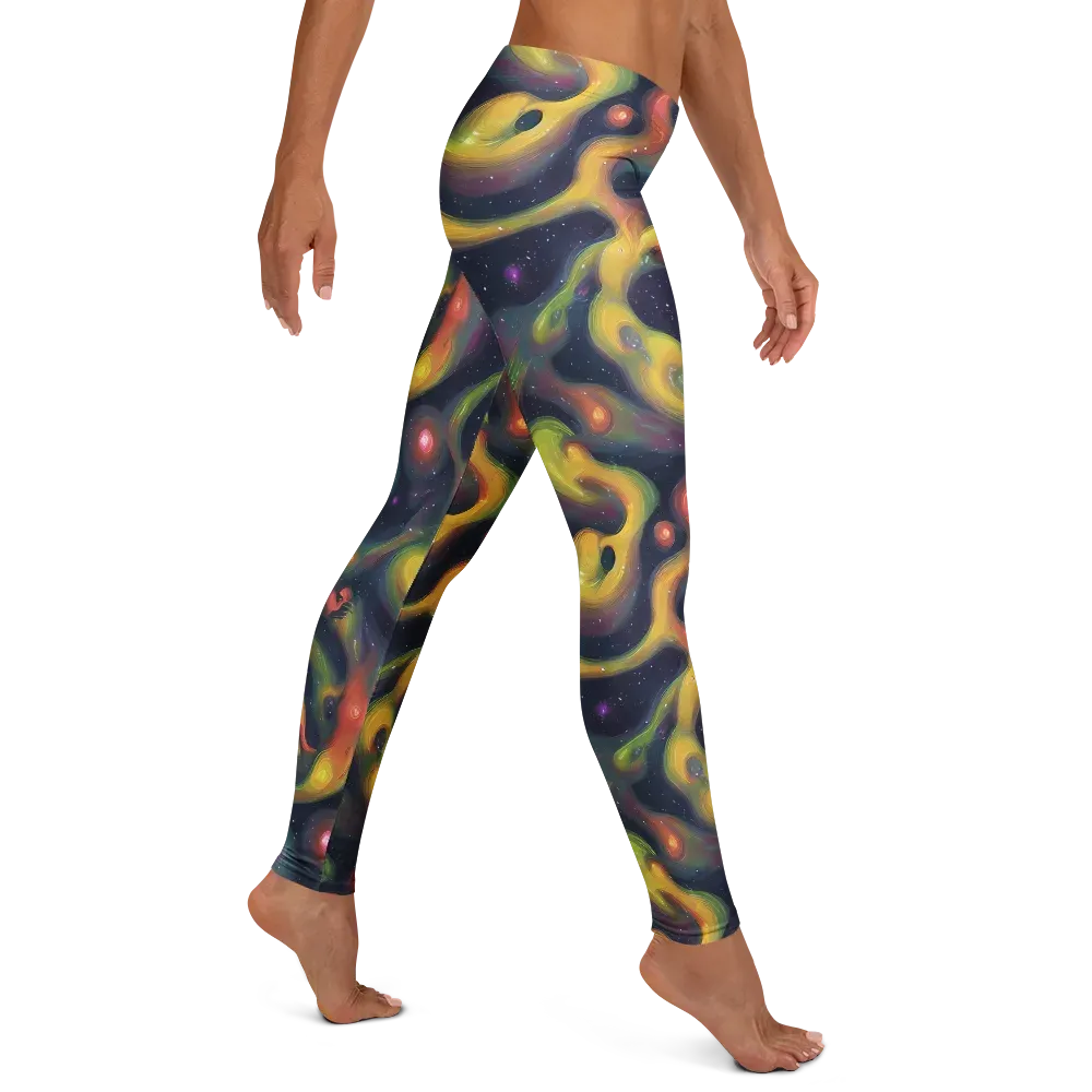 Aurora Ribbons on Leggings — Right
