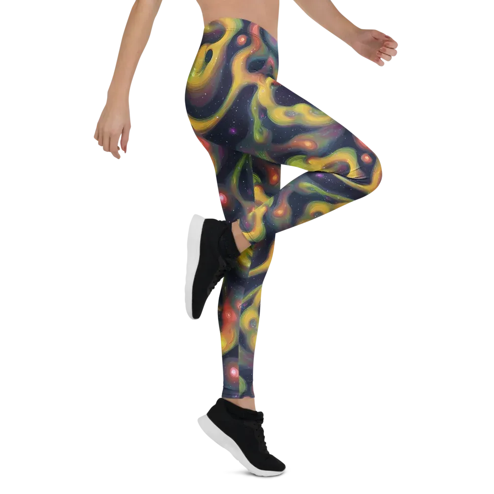 Aurora Ribbons on Leggings — Right