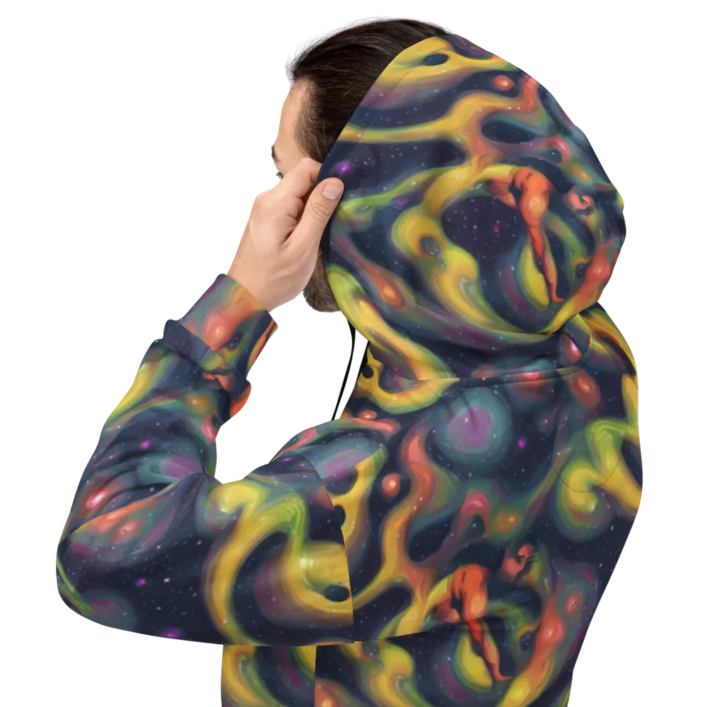 Aurora Ribbons on Hoodie — Back