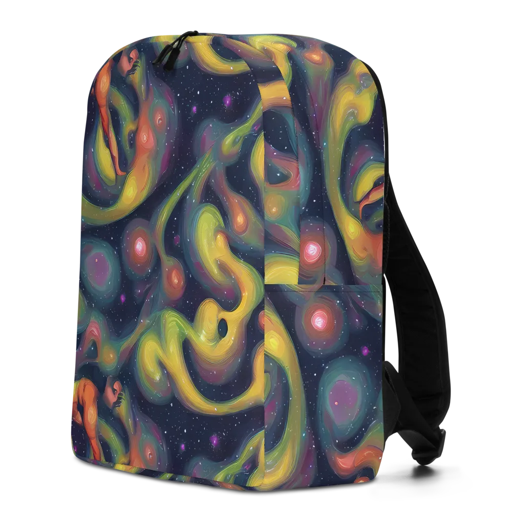Aurora Ribbons on Minimalist Backpack — Left