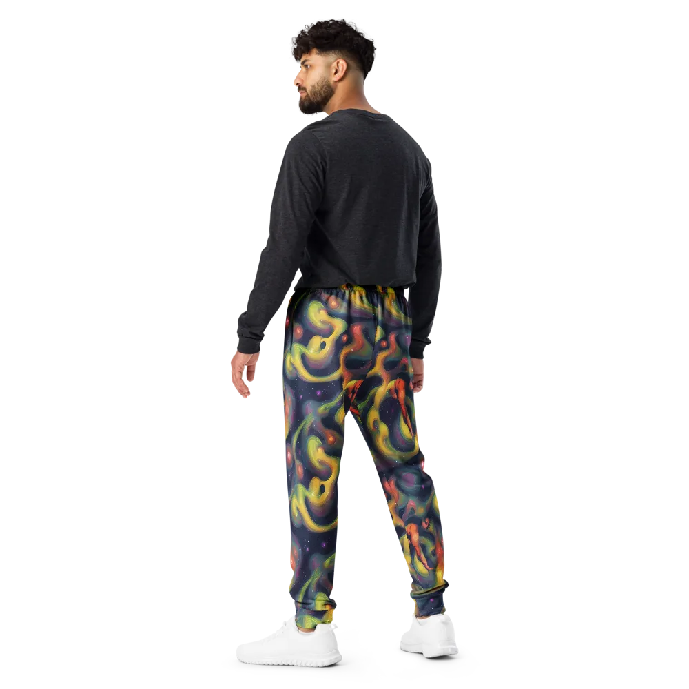 Aurora Ribbons on Men's Joggers — Back