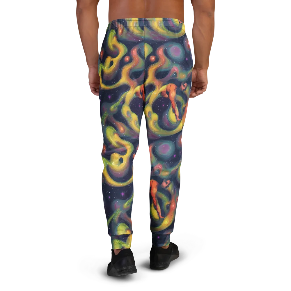 Aurora Ribbons on Men's Joggers — Back