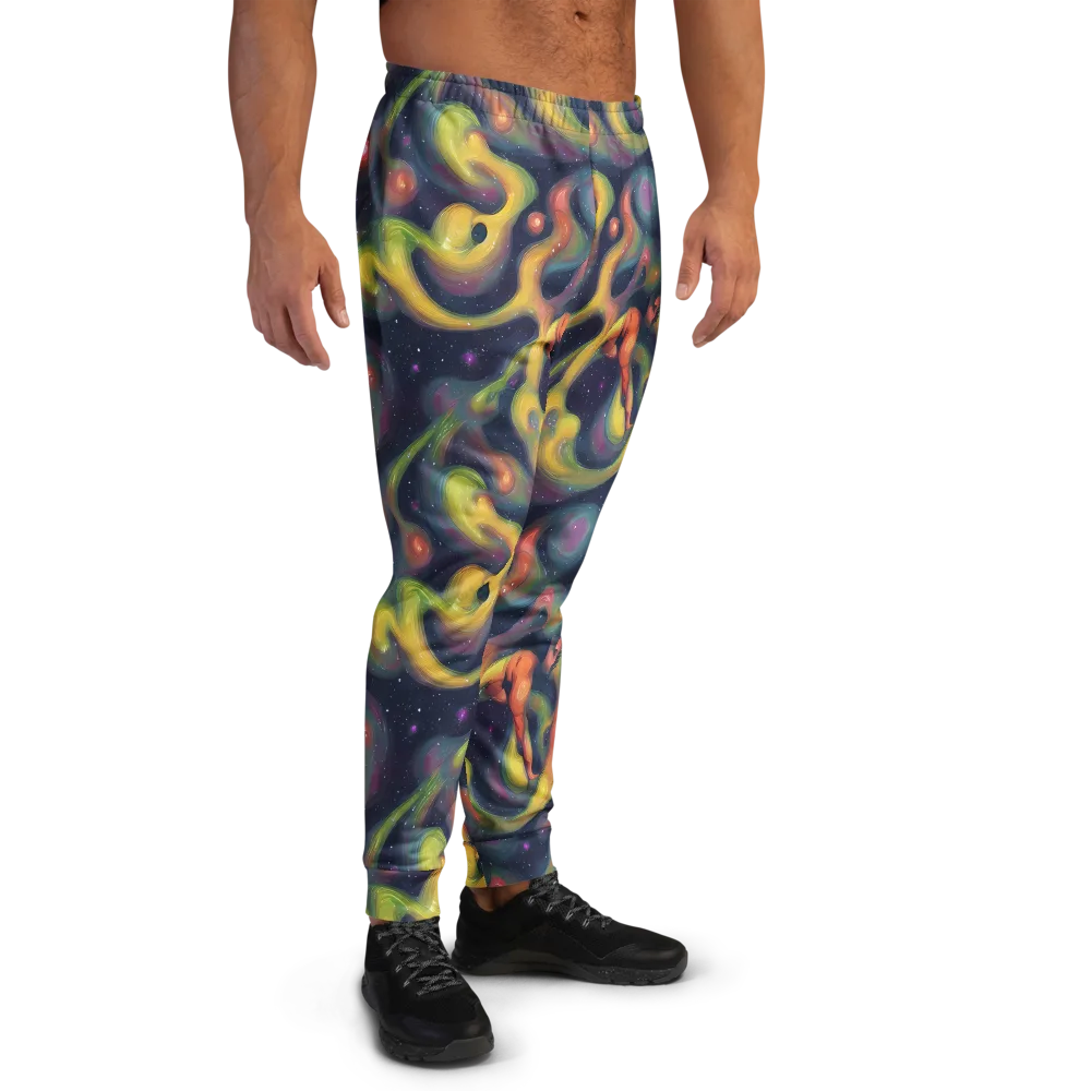 Aurora Ribbons on Men's Joggers — Right