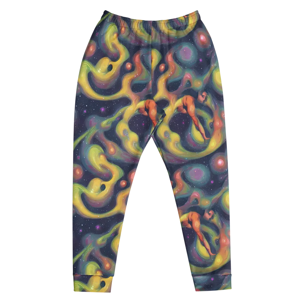 Aurora Ribbons on Men's Joggers — Front