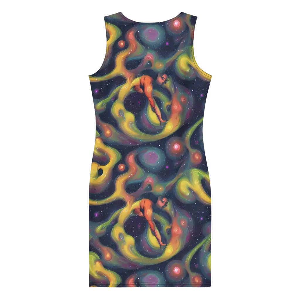 Aurora Ribbons on Bodycon Dress — Back