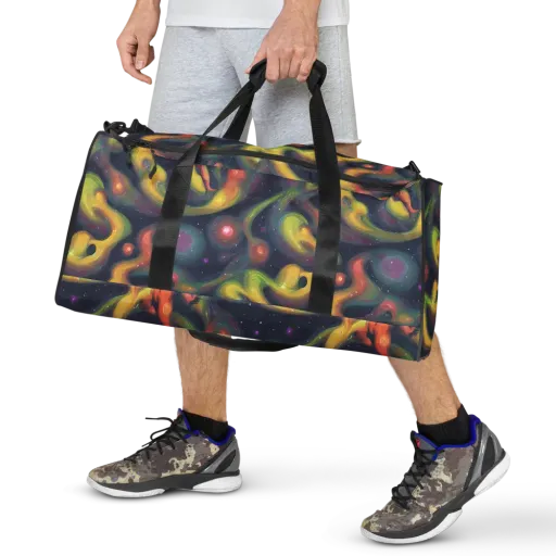 Aurora Ribbons on a Duffle Bag