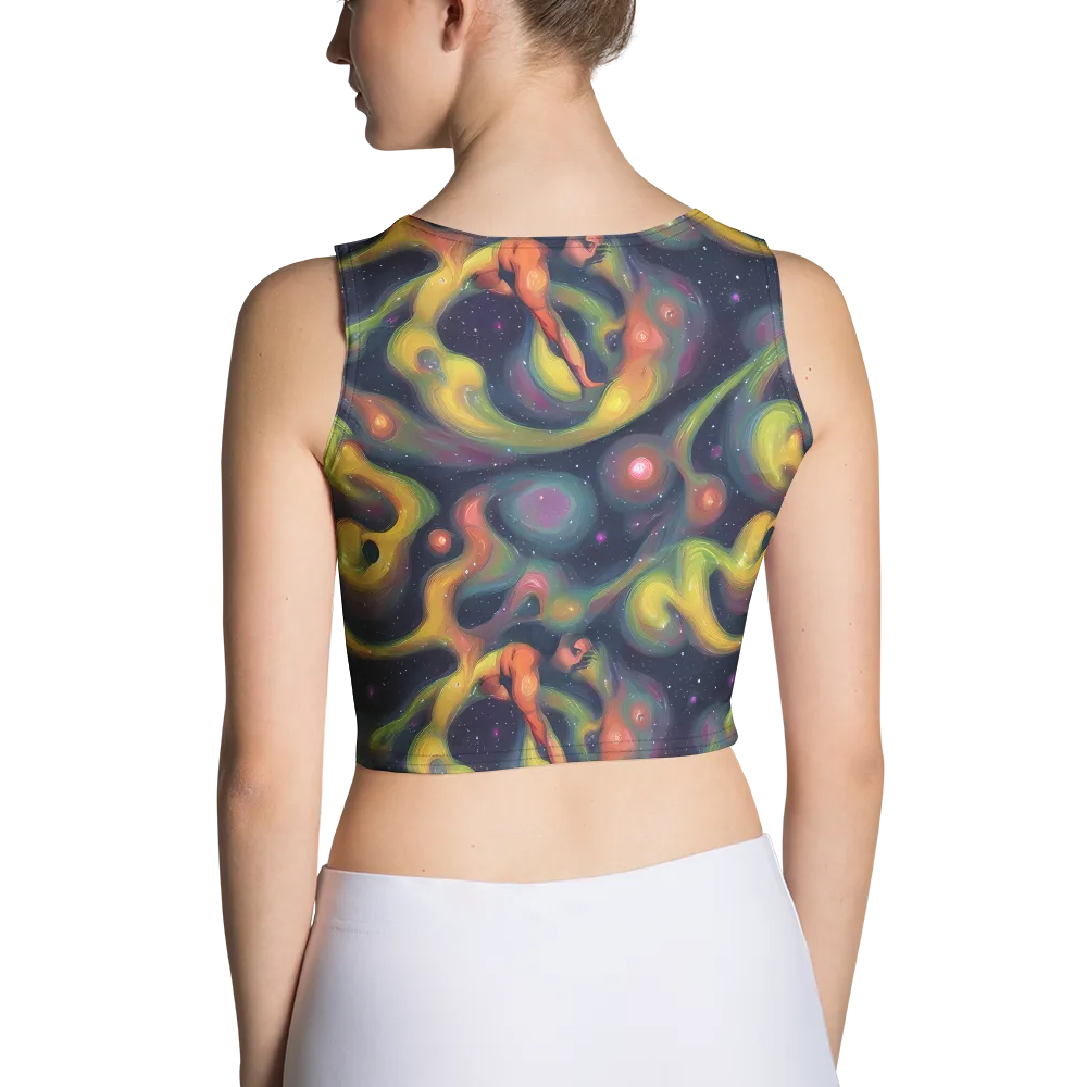 Aurora Ribbons on Crop Top — Back