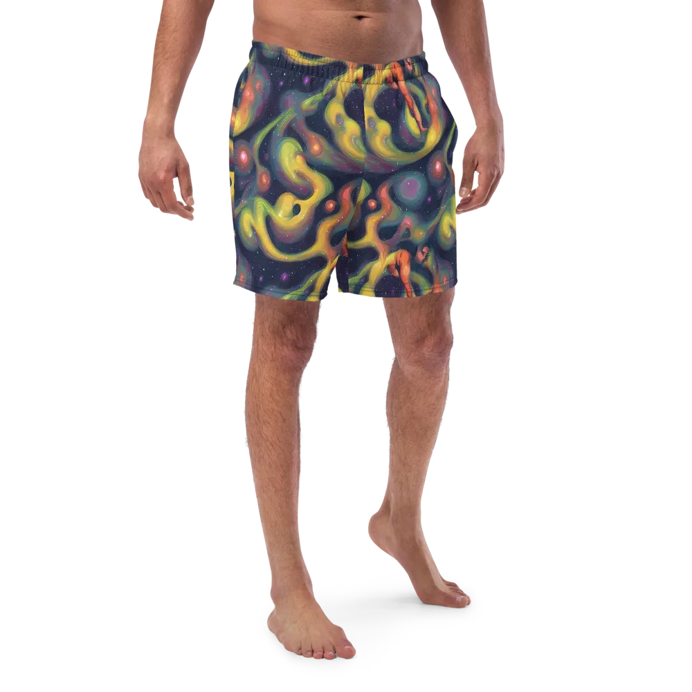 Aurora Ribbons on Swim Trunks — Front