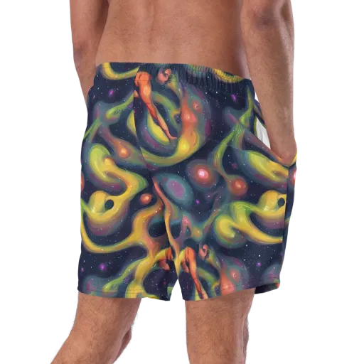 Aurora Ribbons on a Swim Trunks
