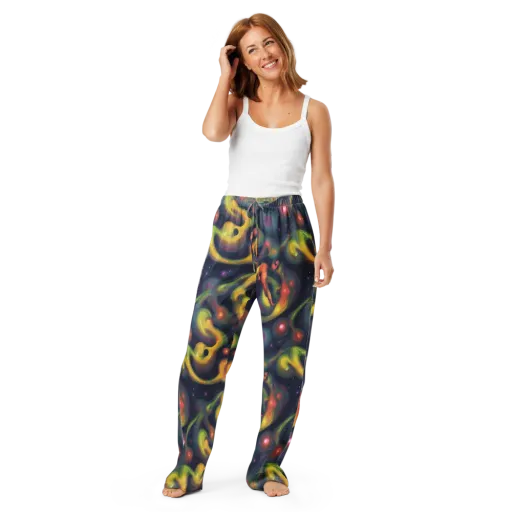 Aurora Ribbons on a Women's Pajama Pants