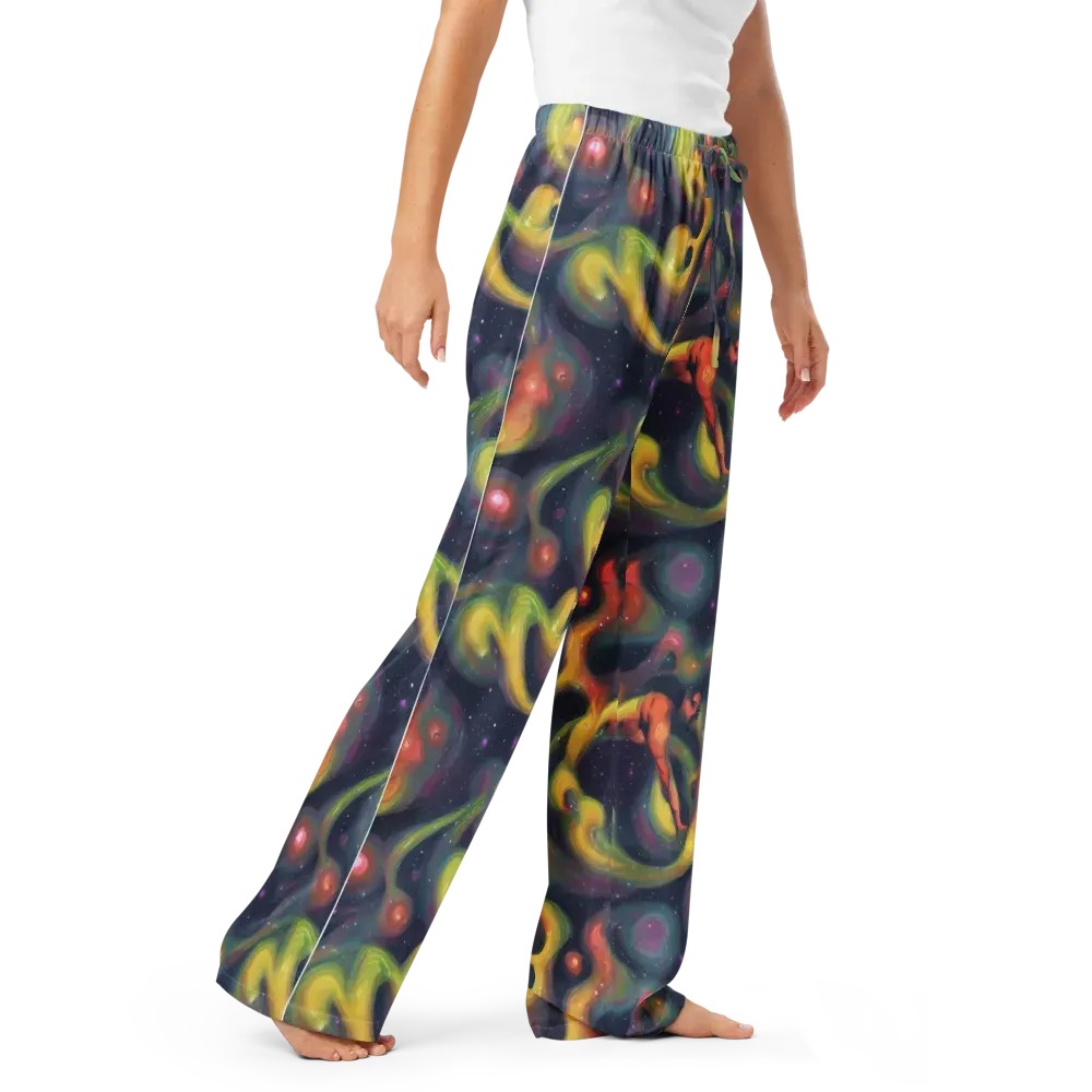 Aurora Ribbons on Women's Pajama Pants — Right Front