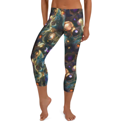 Orbital Alchemy on a Capri Leggings