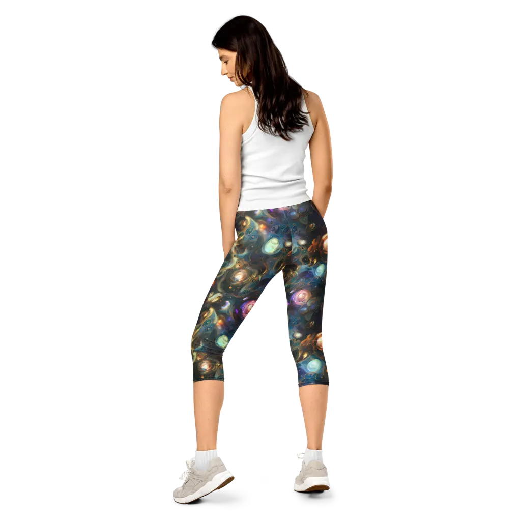 Orbital Alchemy on Capri Leggings — Back