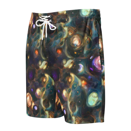 Orbital Alchemy on a Men's Board Shorts