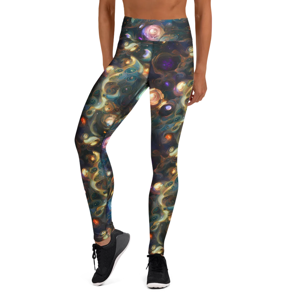 Orbital Alchemy on Yoga Leggings — Front