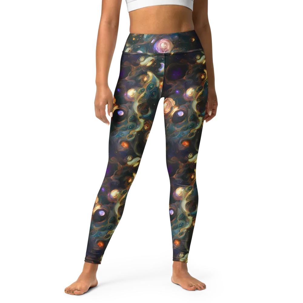 Orbital Alchemy on Yoga Leggings — Front
