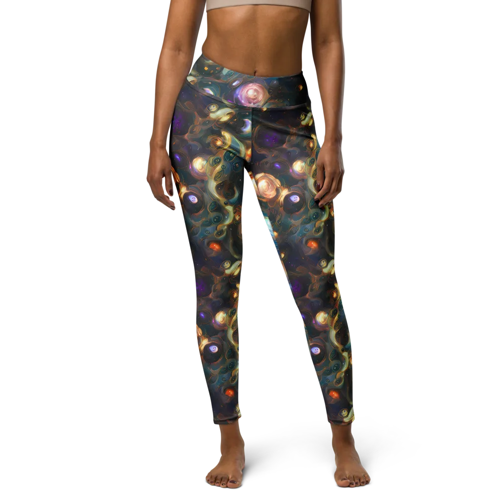 Orbital Alchemy on Yoga Leggings — Front