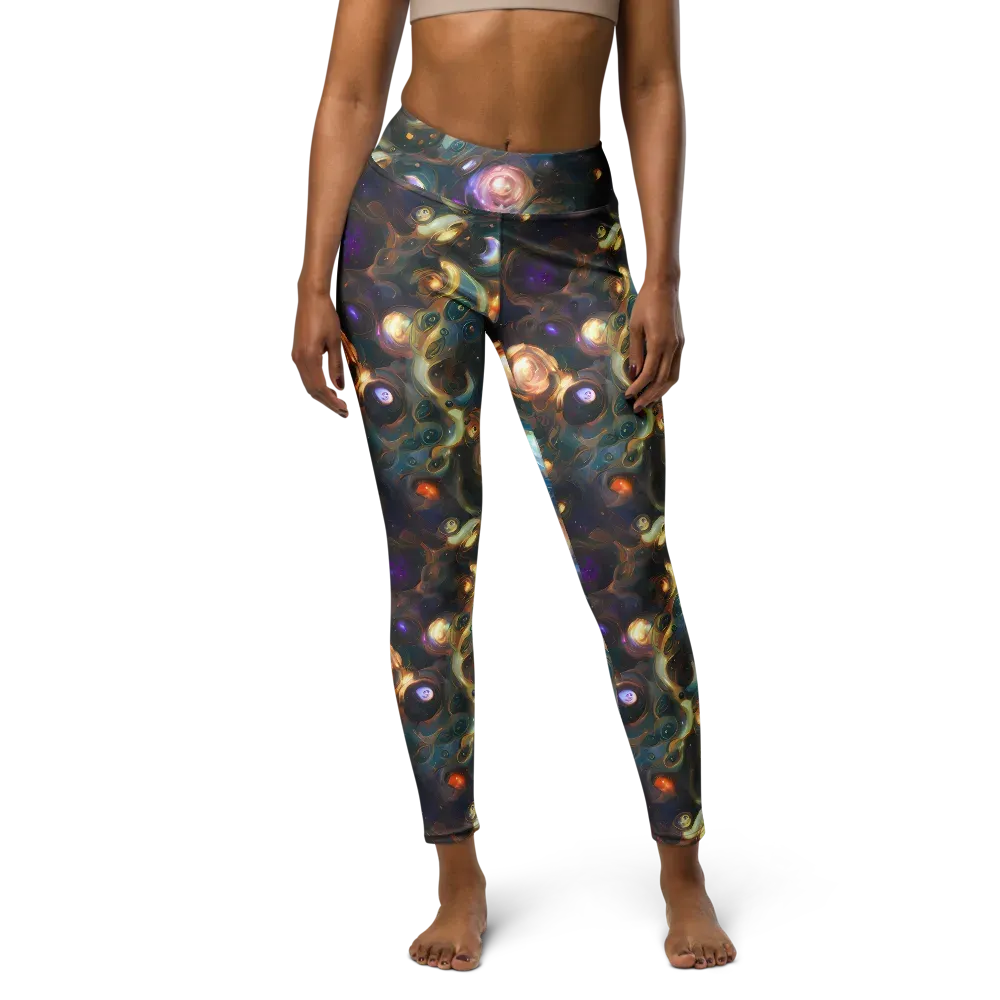 Orbital Alchemy on Yoga Leggings — Front