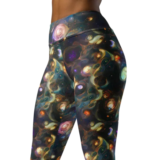 Orbital Alchemy on a Yoga Leggings