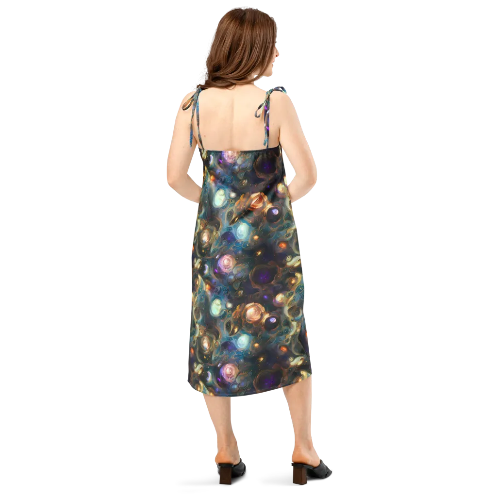 Orbital Alchemy on Slip Dress — Back
