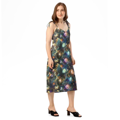 Orbital Alchemy on a Slip Dress