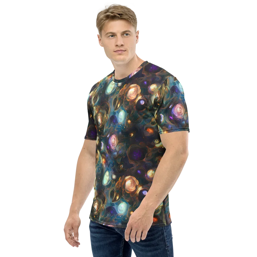 Orbital Alchemy on Men's Crew Neck T-Shirt — Left