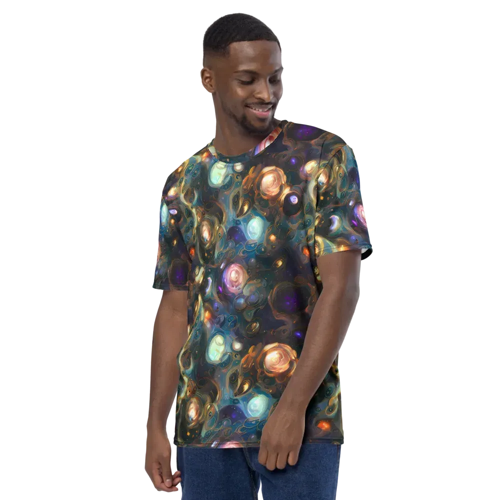 Orbital Alchemy on Men's Crew Neck T-Shirt — Left