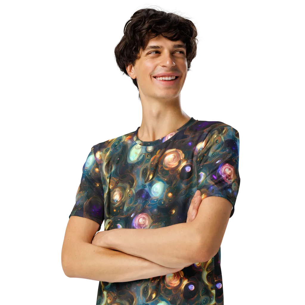 Orbital Alchemy on Men's Crew Neck T-Shirt — Left Front
