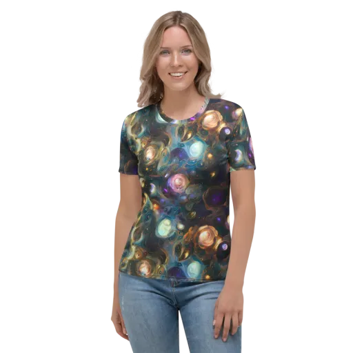 Orbital Alchemy on a Women's Crew Neck T-Shirt