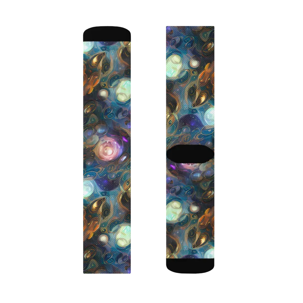 Orbital Alchemy on Socks — Right Sock